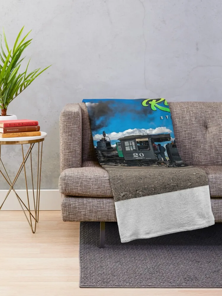 Одеяло Rio Grande Southern 20 паровая локомотив туристические меховые изделия идеи