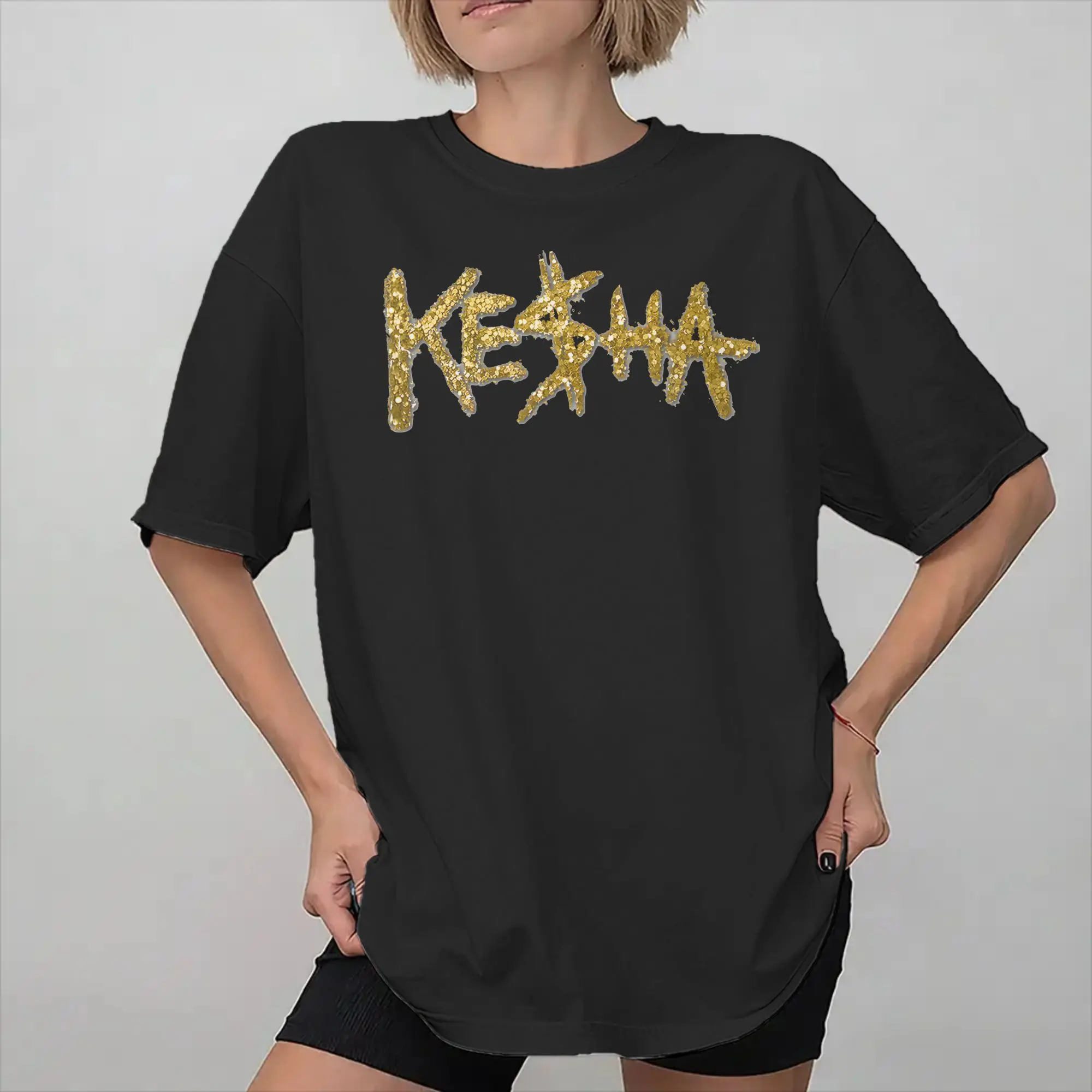 Фото Футболки с рисунком Kesha The Freedom Tour 2026 для мужчин и женщин, хлопковая футболка, одежда №1