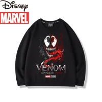 disney marvel venom mens long sleeve round neck loose cotton marvel peripheral sweatshirt