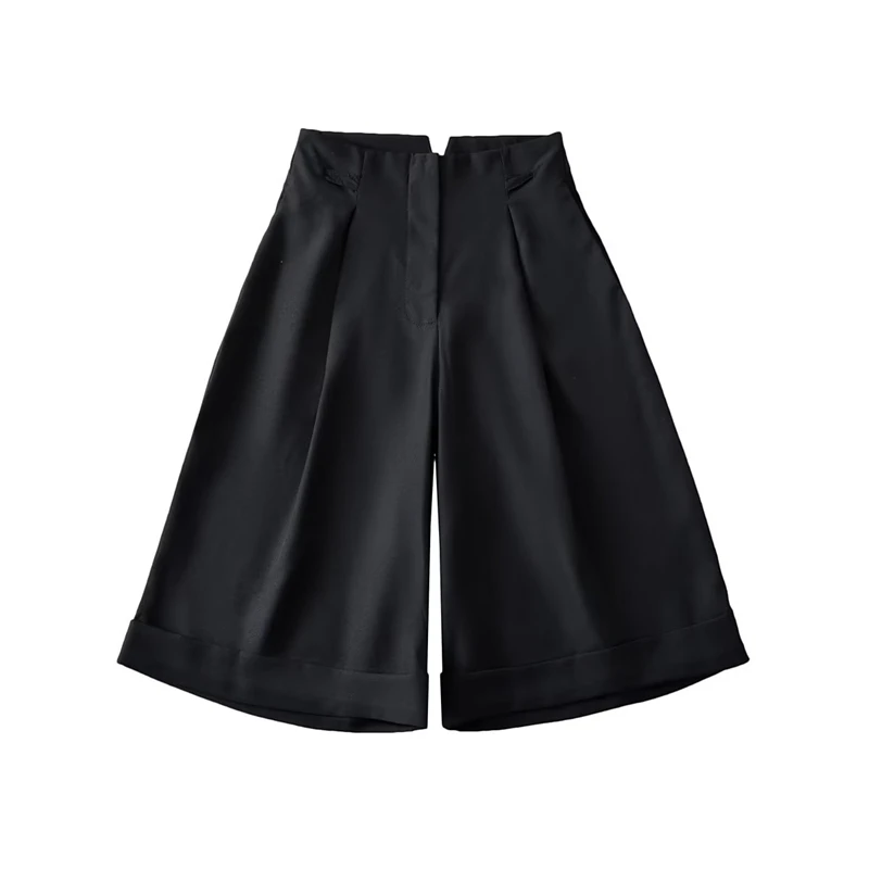 

Шорты женские с завышенной талией, тонкие прямые повседневные короткие штаны с бантом на талии, с широкими штанинами, лето