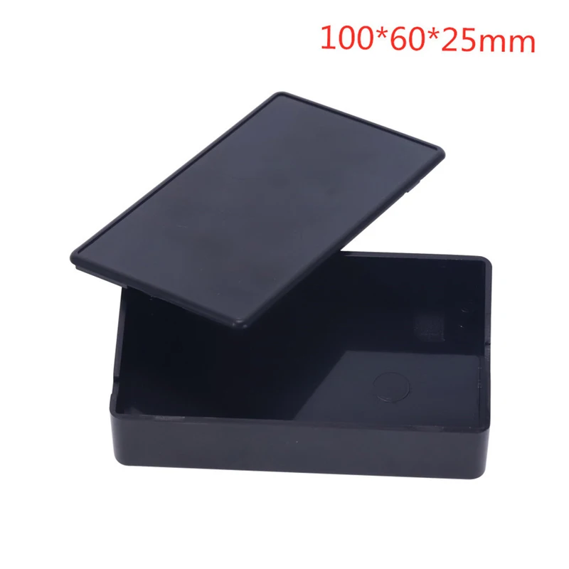 

1PC 100*60*25mm New Electronic Plastic Junction Box Meter Box Power Supply Enclosure Household Hardwear Supply Instrument Box