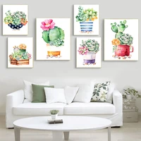 gatyztory diy pictures by number potted plants landscape kits home decor drawing on canvas handpainted painting by numbers art g