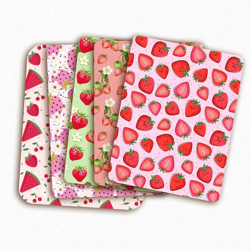 

Polyester Cotton Fabric Sewing Fabrics Cartoon Strawberry Printed Cloth Sheets Clothes Making DIY Crafts Supplies 45*145cm 1pc