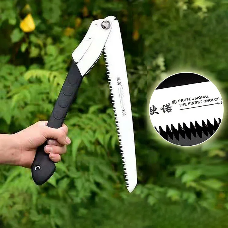 Складная пила HABO 14-дюймовое лезвие из марганцевой стали для деревообработки дуб