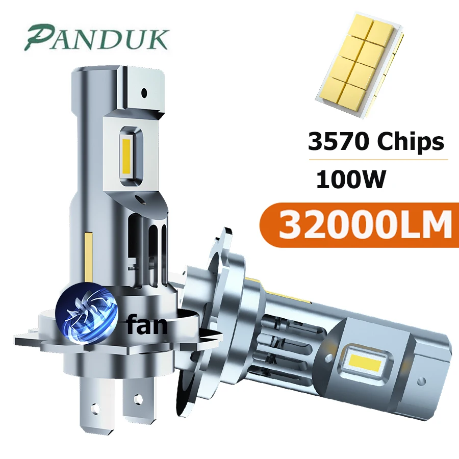 Лампа PANDUK для передней фары, 9012 лм, 100 Вт, 9005 лм