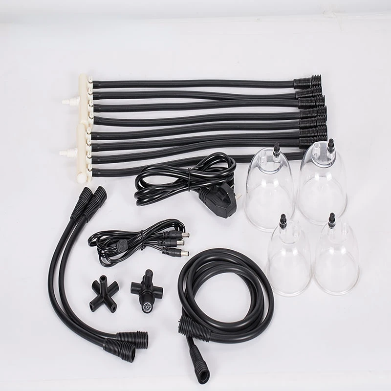 

Family Health Care Instrument Accessories Vibration Line Operation 8 Cups Soft Long Tube Short Tube Four-Way Switch Pressure