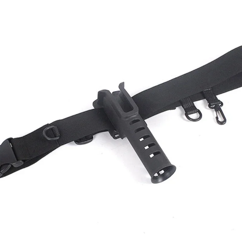 

ALASICKA Portable Belt Rod Holder Adjustable Waist Fishing Rod Holder Fishing Rod Pole Inserter Fishing Gear Tackles Accessories