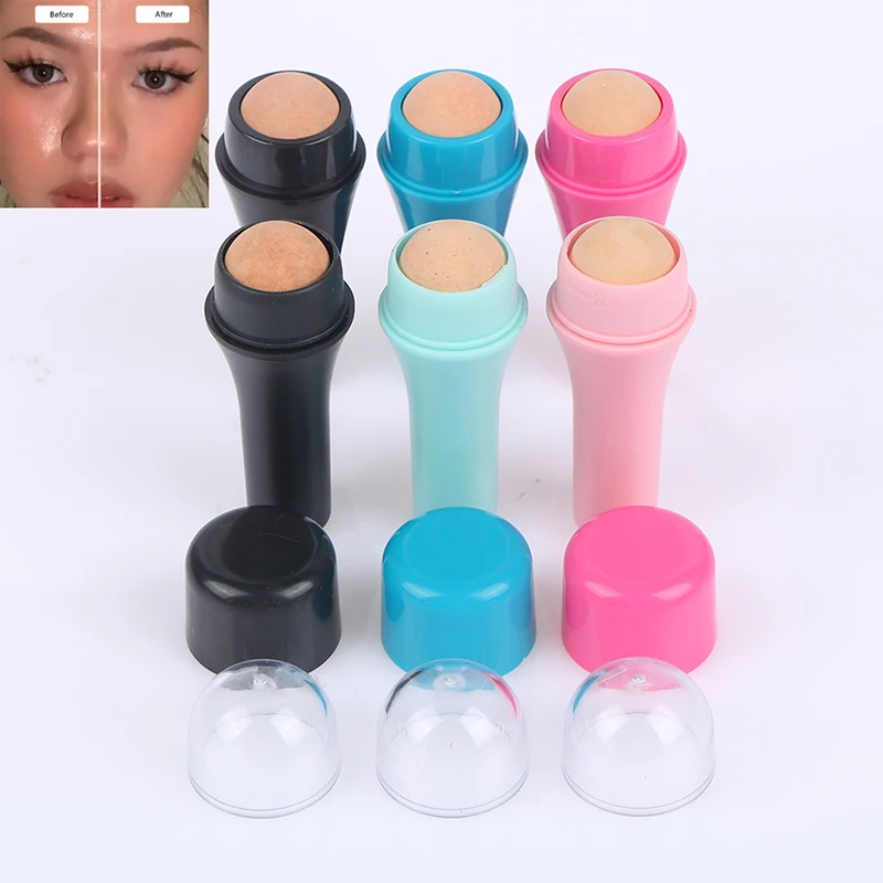 

Face Stone ball Face Oil Absorbing Roller Blemish Remover Rolling Stick Bars Makeup Face Care Tool