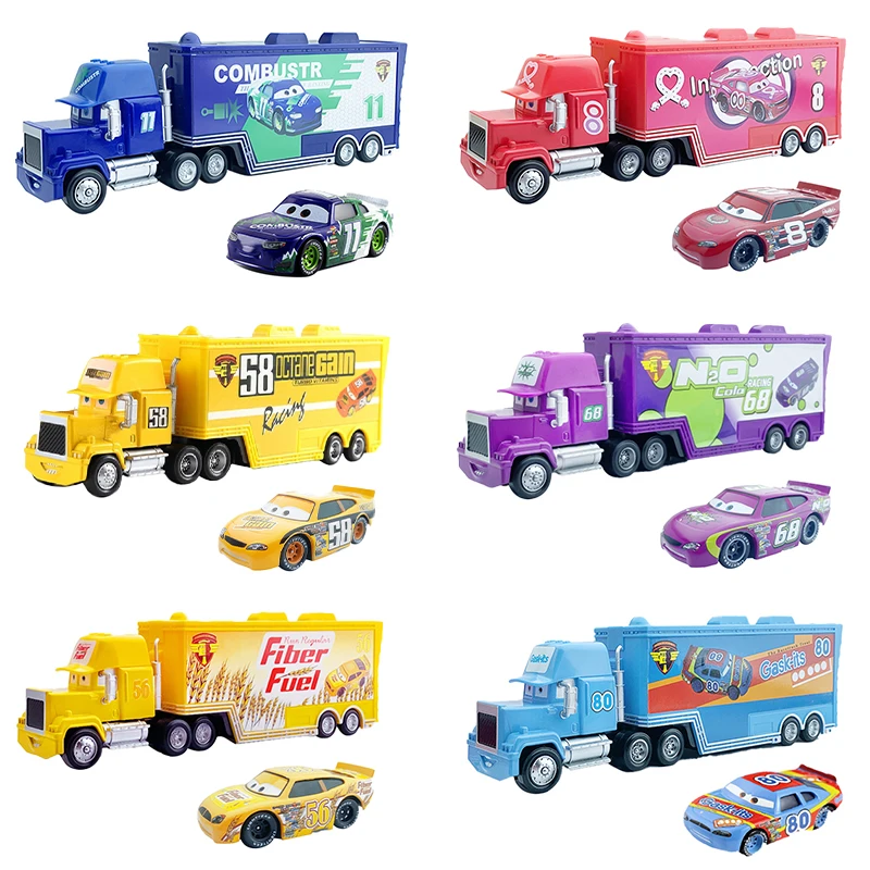 

Модели автомобилей Литые Disney Pixar «Тачки 2 3», Молния Маккуин, Джексон шторм, Мак, дядюшка, 1:55, подарок на день рождения для мальчиков