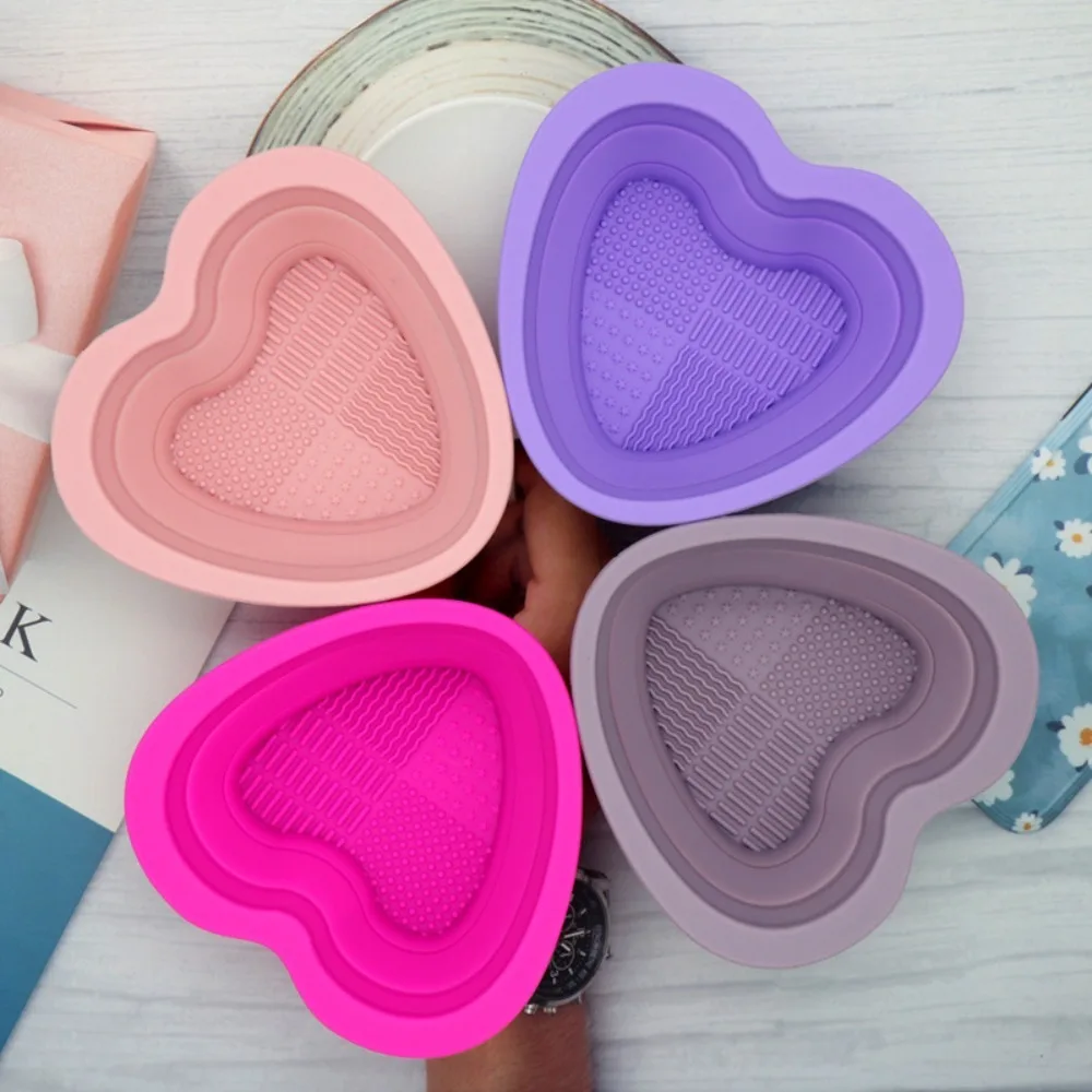 

Handheld Brush mat Cleaning Palette Brush Makeup brush Brush Cleaning Bowl Blender Brushes Silicone Brush Scrubber