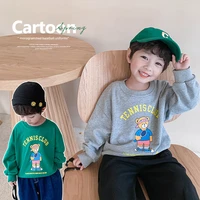 boys hoodies sweatshirts jacket overcoat 2022 lovely spring autumn top thicken pullover tops cotton toddler pullover babys kids
