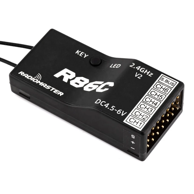 RadioMaster R86C V2 2.4GHz 6CH Compatible FrSky D8