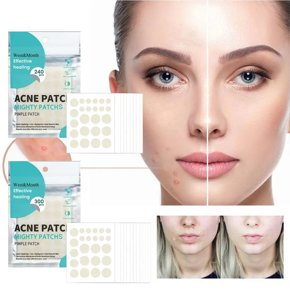

30/240/300Pcs Acne Pimple Patch Stickers Acne Treatment Pimple Remover Tool Blemish Spot Facial Mask Skin Care Waterproof
