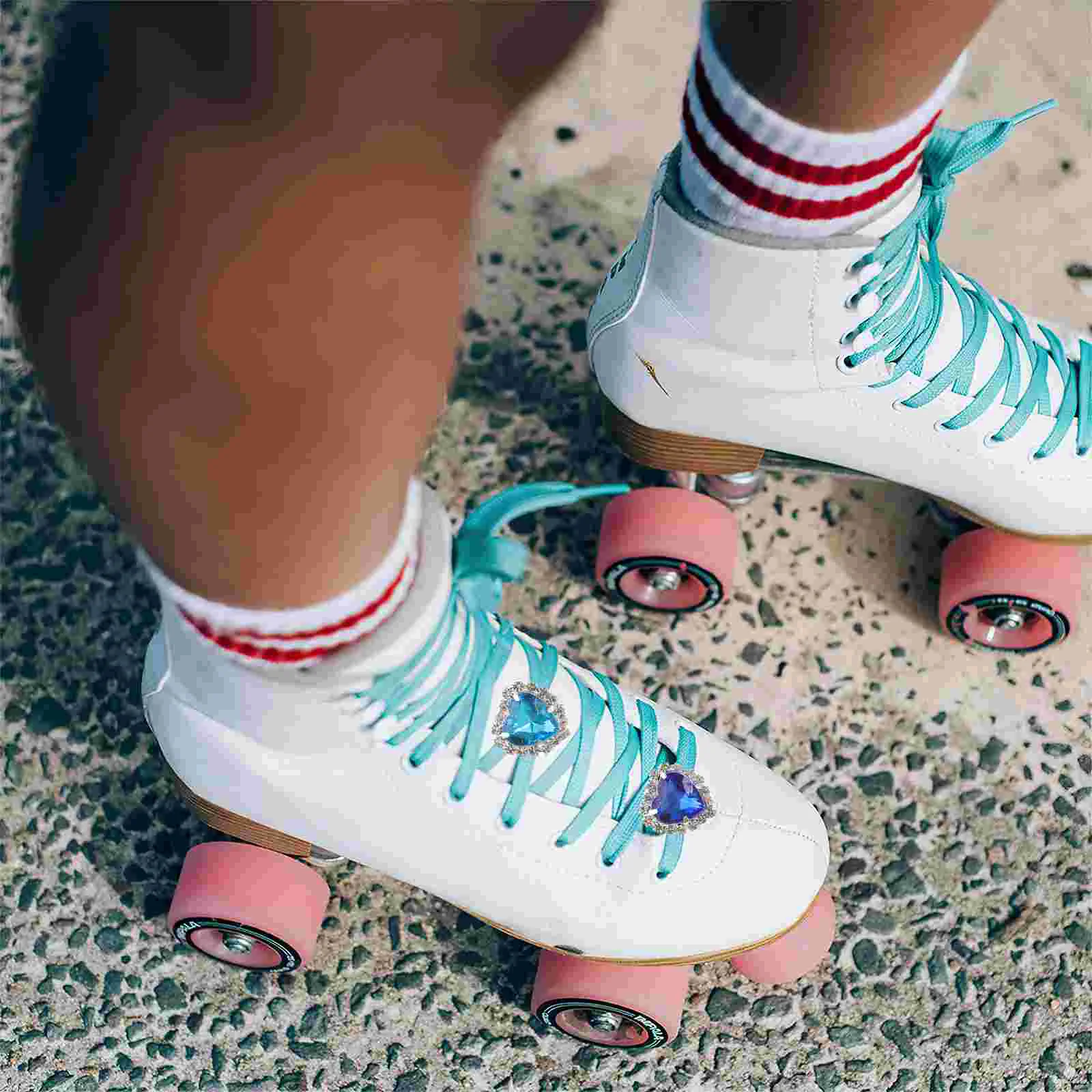 12pcs Shoelaces Clips Detachable Shoe Charms DIY Shoe Charm for Casual Shoes