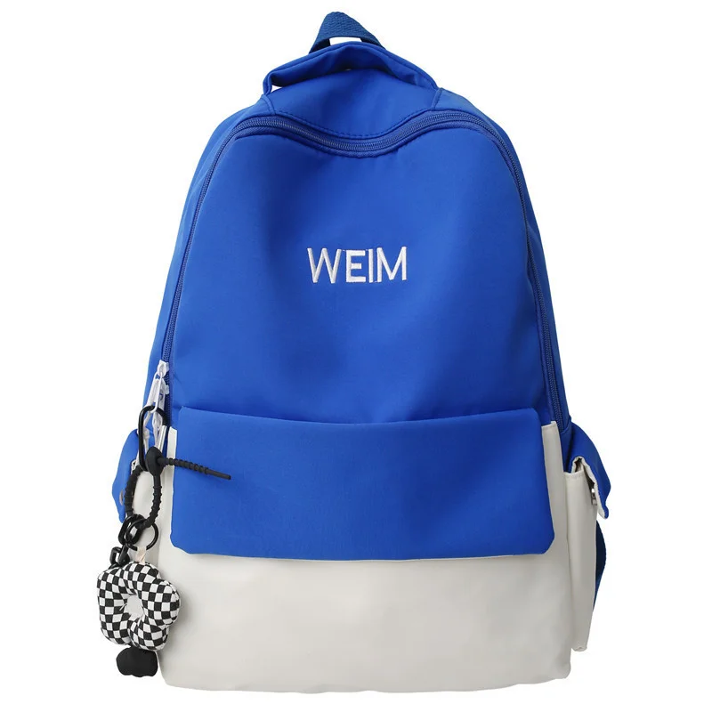 TRAVEASY Nylon Women Casual Schoolbags College Students Teenage Girls Unisex Backpack Female Large Capacity Ladies Shoulder Bag