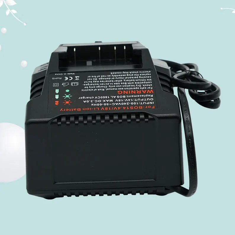 

2021 обновленное зарядное устройство для литий-ионных аккумуляторов 3 А для Bosch 14,4 в 18 в bat609g bat618g bat609 al1860cv al1814cv al1820cv