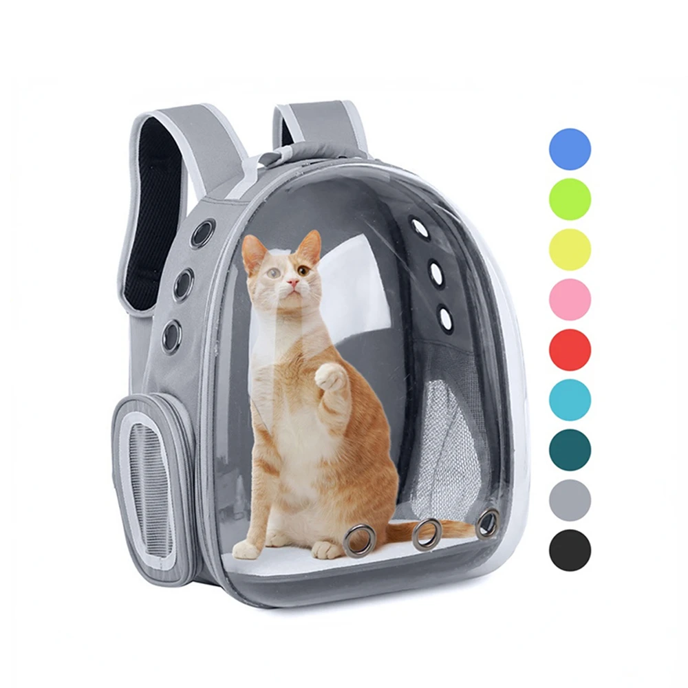 

Cat Carrier Bags Breathable Outdoor Pet Carriers Small Dog Cat Backpack Travel Space Capsule Cage Pet Transport Bag For Cat