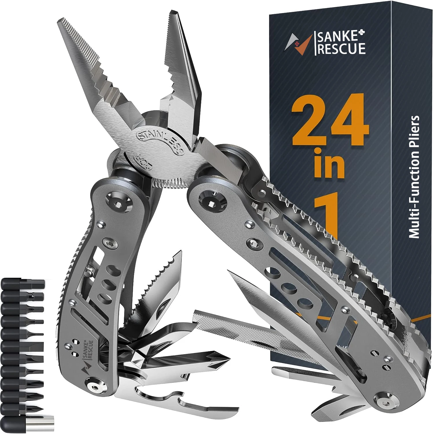 

Плоскогубцы Sanke Rescue 24 в 1