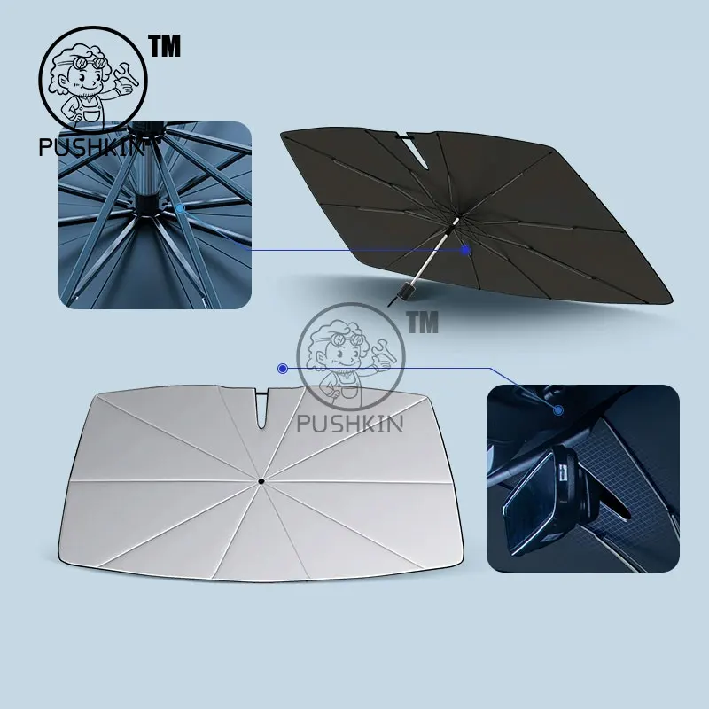 

Для GAC Trumpchi S7 2025 2026, зонтик на лобовое стекло автомобиля для лобового стекла, защита от солнца, теплоизоляция, солнцезащитный козырек, занавеска