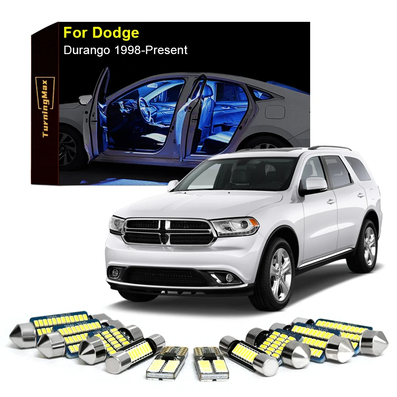 Комплект светодиодных ламп Canbus для внутреннего освещения Dodge Durango 1998-Now Купольные