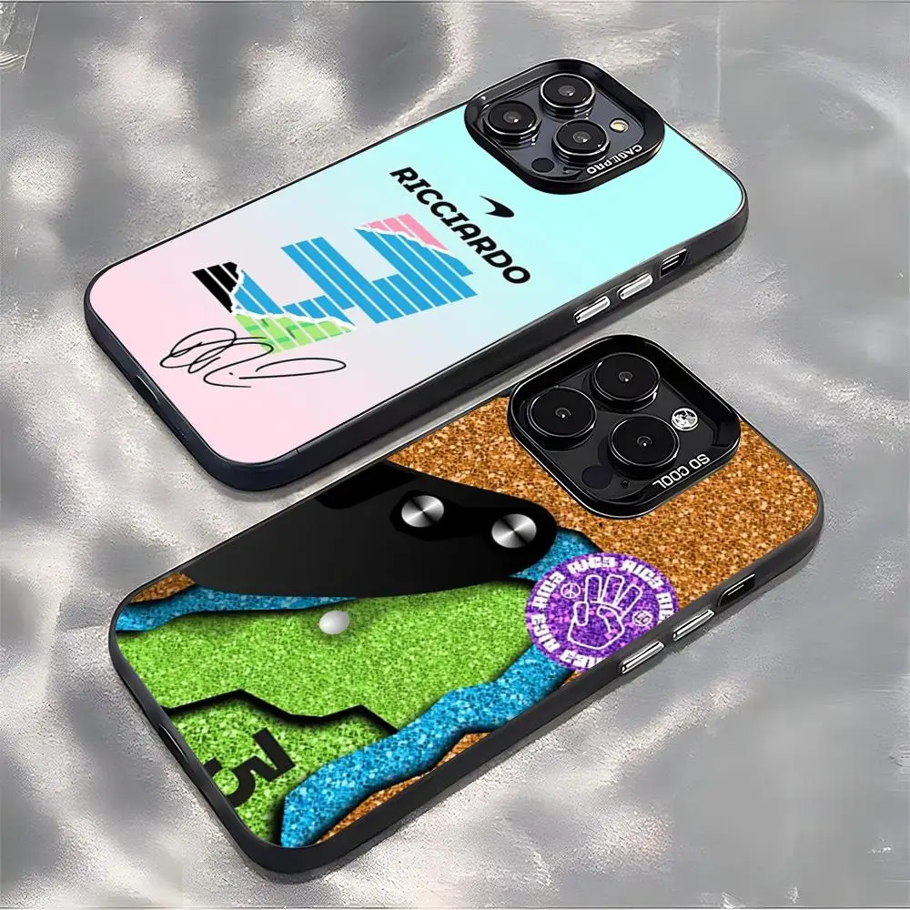 Фото Чехол для телефона D-Daniel R-RicciardoES 3 для iPhone 17 Air 16 E 15 14 Plus 13 12 11 Pro Max, цветной, серебристый №1
