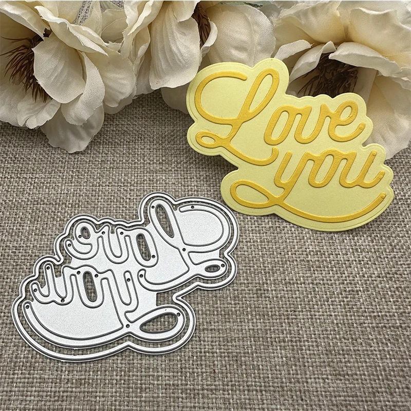 Письмо украшение металлические штампы трафареты для сделай сам Скрапбукинг