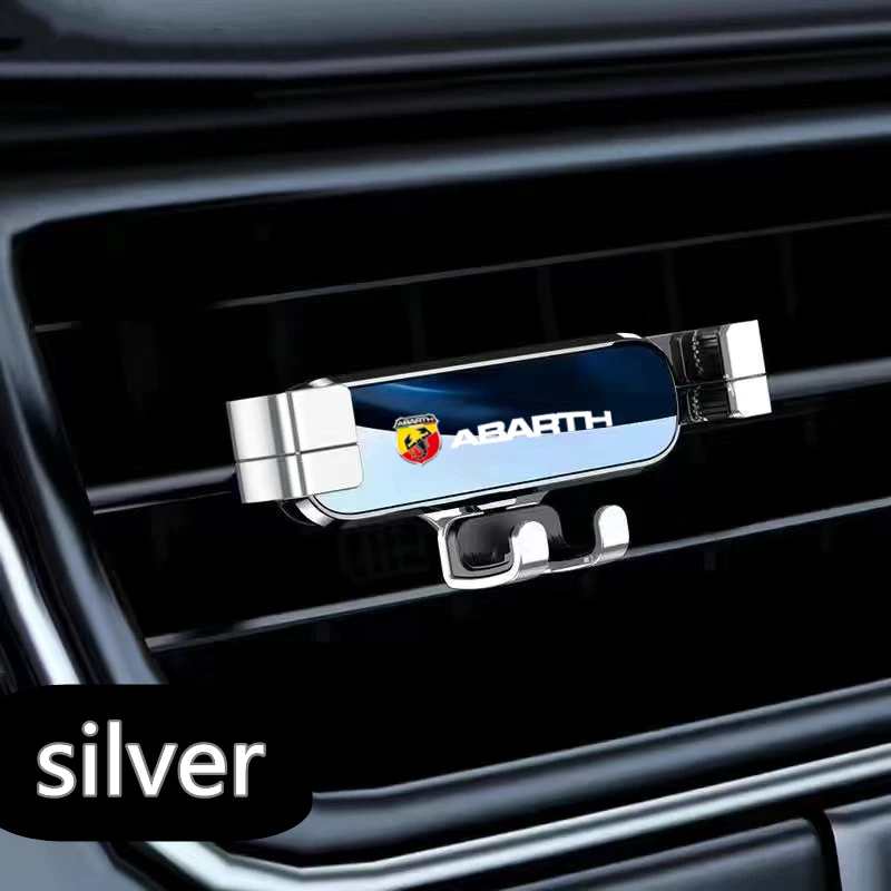 

Гравитационный Автомобильный держатель для телефона, автомобильный держатель с креплением на вентиляционное отверстие для Fiat Abarth 595 Abarth 500 abarth 124 spider