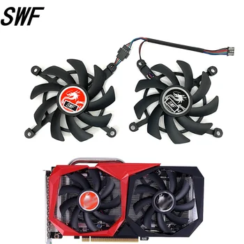 2PCS/lot 4Pin RTX 2060 2060SUPER Replace for COLORFUL GeForce GTX 1660Ti 1650 1660 SUPER Graphics Card Cooling Fan 1
