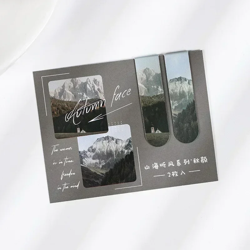 

Металлические магнитные закладки 2 шт.