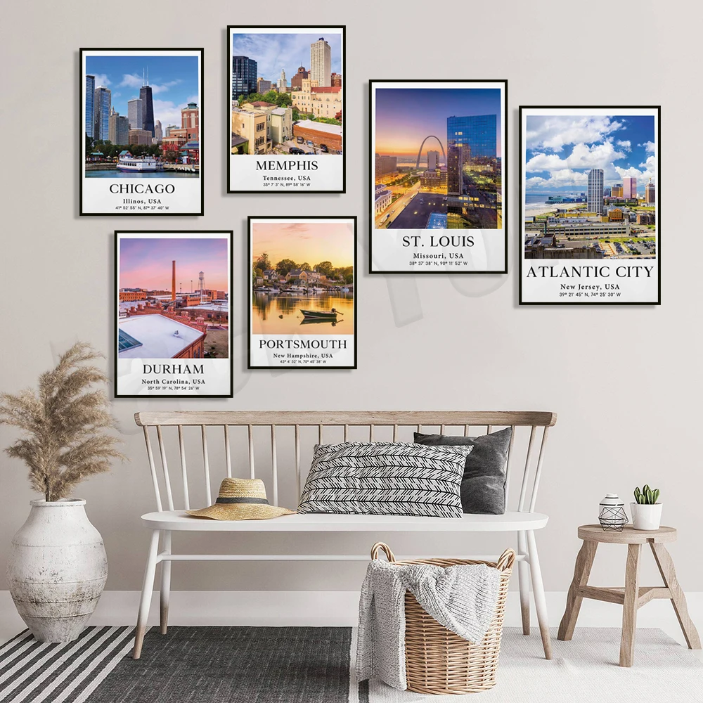 Фото Portsmouth New Hampshire, Сент-Луис, Северная Каролина, Лос-Анджелес, Альбани, Юта, Нью-Джерси Атлантического Сити, пост путешествий Теннесси №4