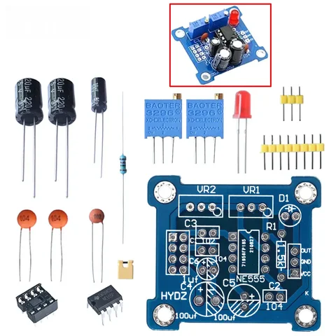Модуль генератора импульсов NE555
