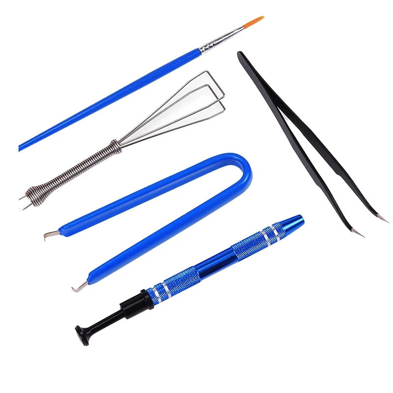 

6 PCS Keyboard Lube Kits Keycap Puller Switch Puller Switch Lube Tools For Mechanical Keyboard Customization
