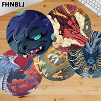 fhnblj your own mats elements of chinese style dragon gaming round mouse pad computer mats gaming mousepad rug for pc notebook