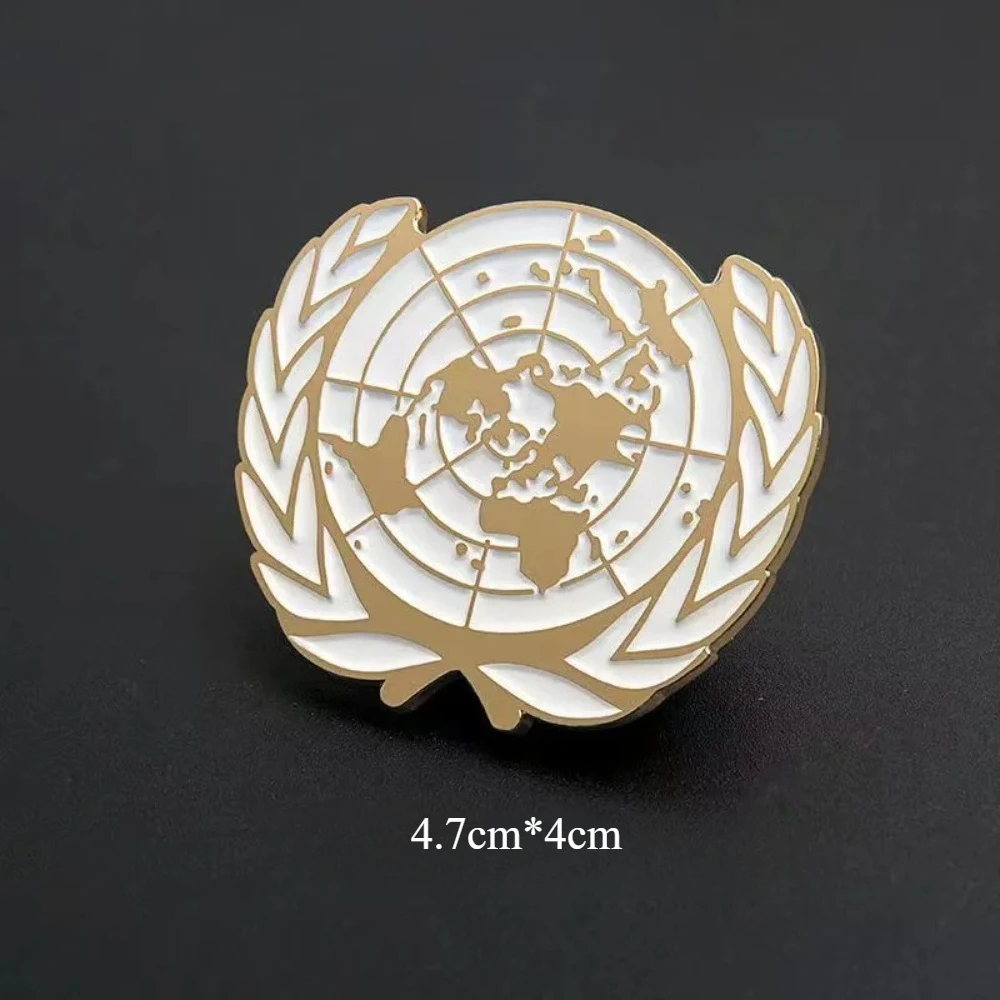 

Золотой значок ООН для одежды