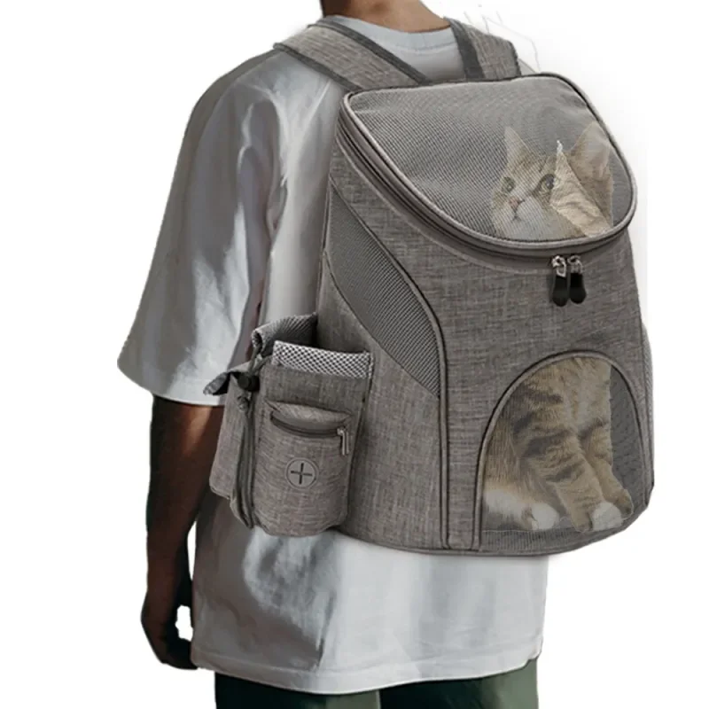 

Items, With Carrying Bag, Small cat Outdoor Storage Pet Safety Puppy Backpack Backpack, Breathable Carr Side Travel, for Zipper,
