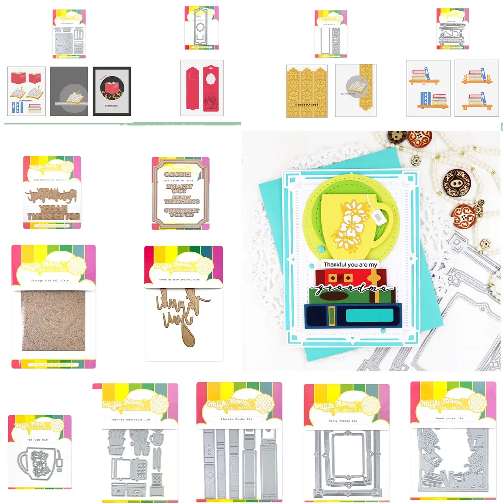 

New Arrival 2023 School Season Metal Cutting Die Scrapbook Diary Decoration Embossing Cut Template DIY Make Card Album