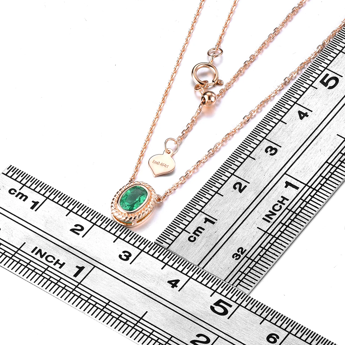 Lohaspie натуральный изумруд 14 к розовое золото подвеска 0 4 карат подлинный
