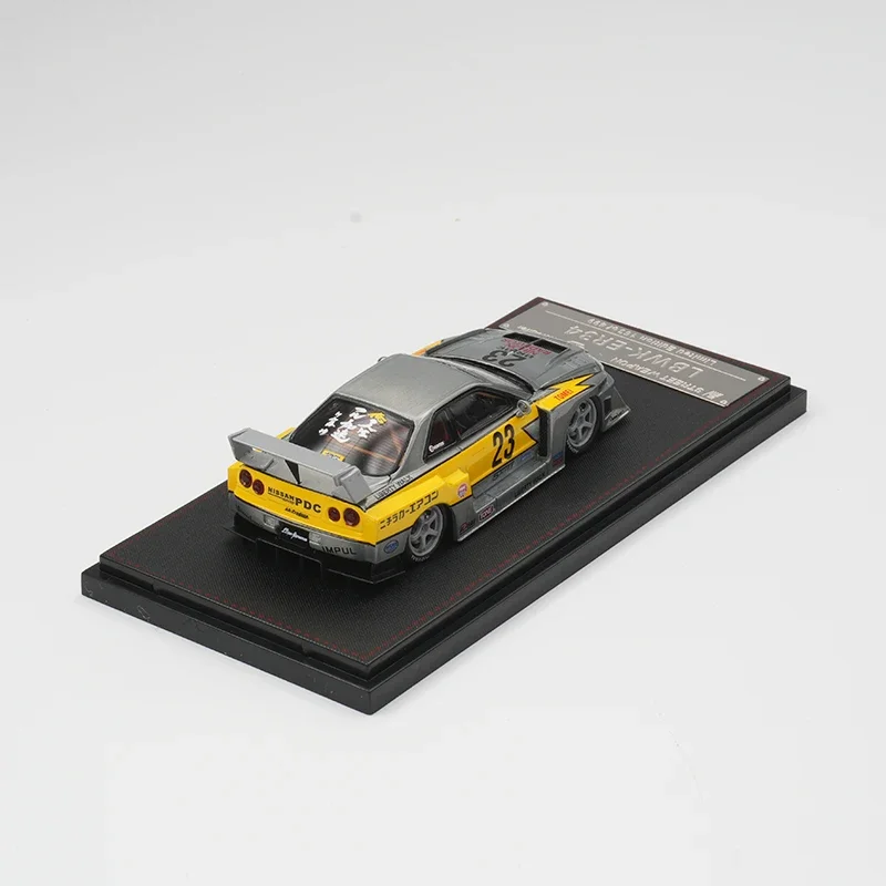 Фото SW 1:64 Chase Special Edition LBWK GTR ER34 Открытый капюшон Литая под давлением модель автомобиля Коллекция игрушек Street №4