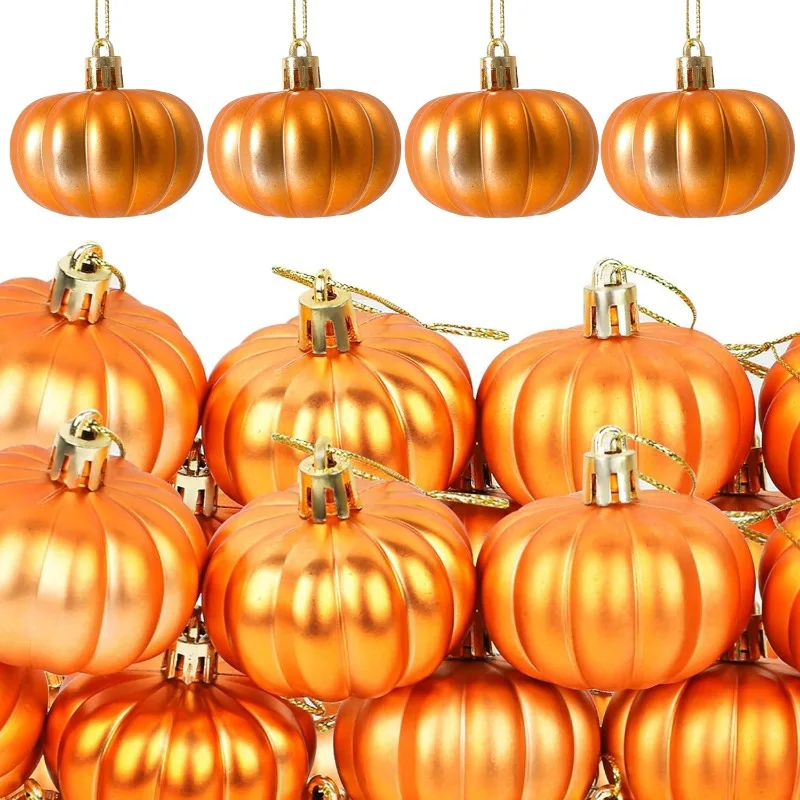 

Пластиковые тыквенные шары 5 см оранжевый набор из 1 штуки