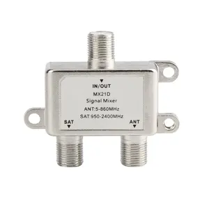 SAT/ANT Diplexer 950-2400MHz Cable And Satellite TV Signal Hybrid Splitter Satellite Separation And Signals Satellite Splitter