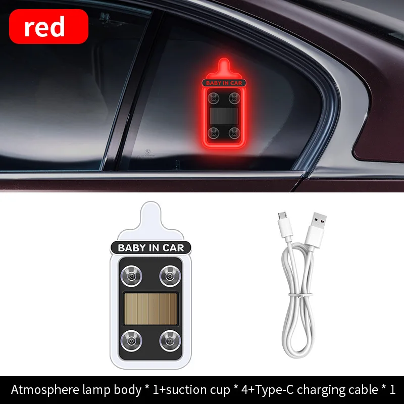 

Автомобильный неоновый свет на солнечной энергии - освещение окружающего настроения в форме бутылки для декора треугольных окон, светодиодная лампа для внутренней атмосферы