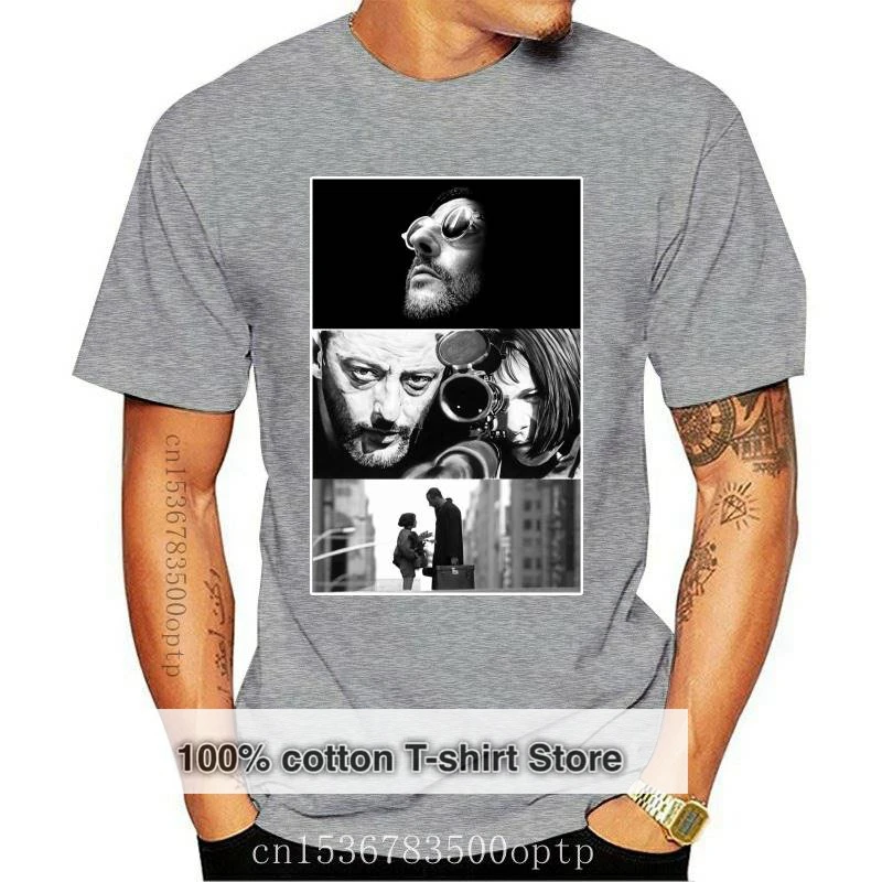 

New 2021 100% cotton leon streetwear print men T shirt casual looseo-neck men tshirt love print t-shirt male men tee shirts