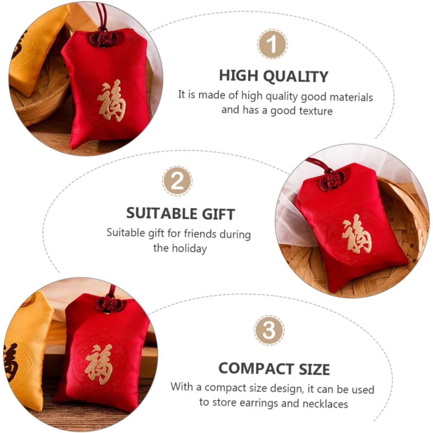 4 шт. саше аксессуары для дома винтажные сумки одежды подвески-амулеты