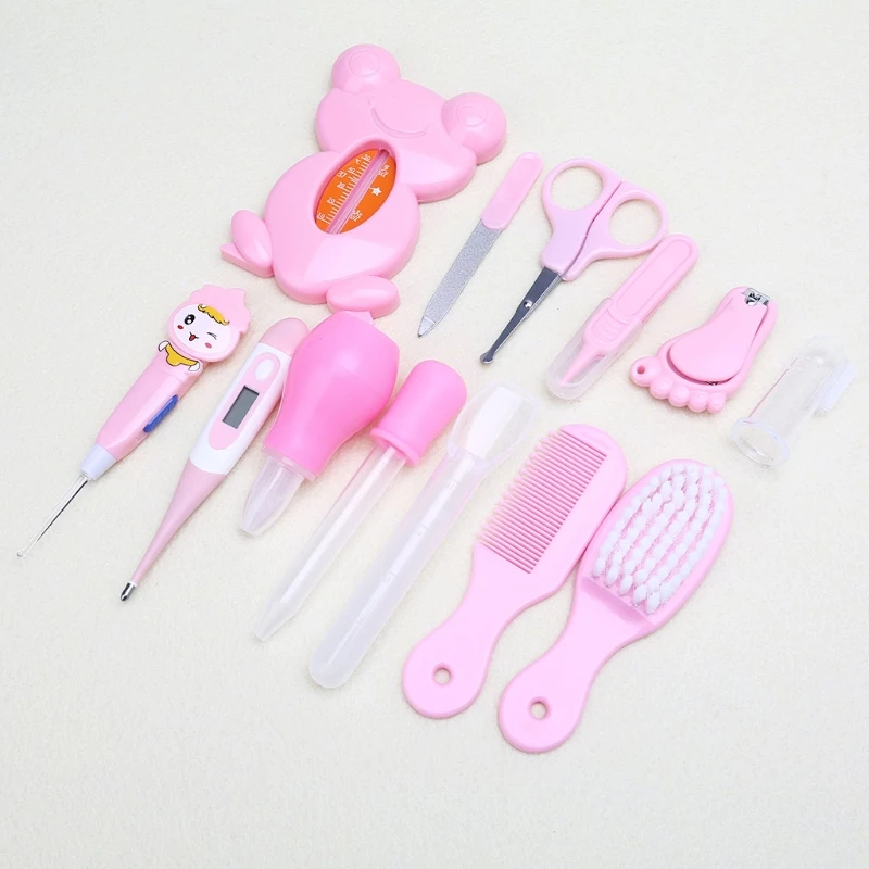 

New 13pcs/set Infant Child Healthcare Tools Sets Newborn Grooming Care Kits for Toddler Gift Baby Nail Scissors Portable