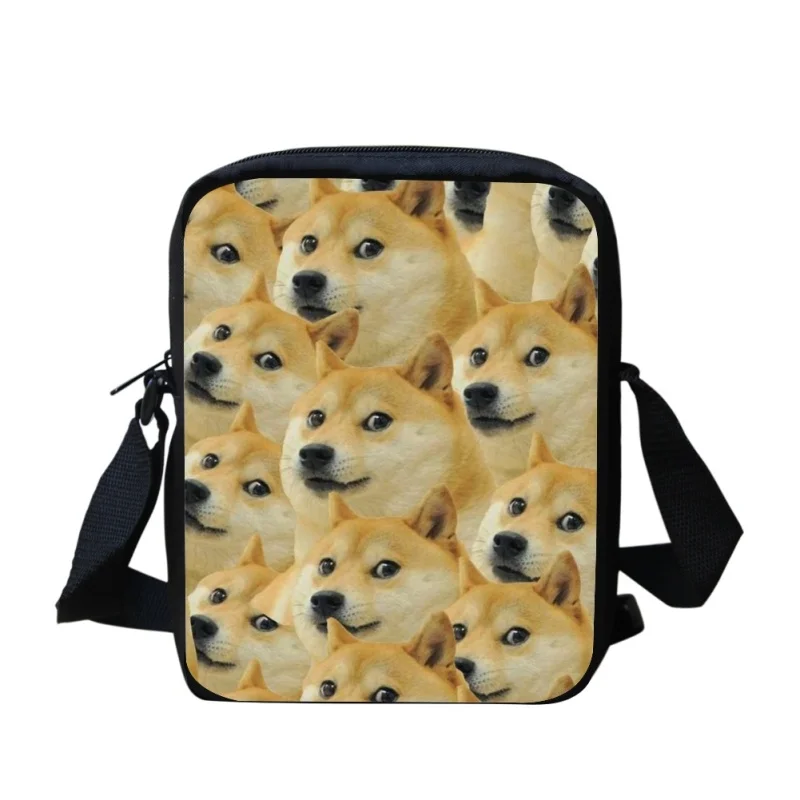 Dog Cheems Printing Hot Sale Cross-body Bags Outside Portable Shoulder Bag for Kids Girls Boys Casual Mini Messenger Bags
