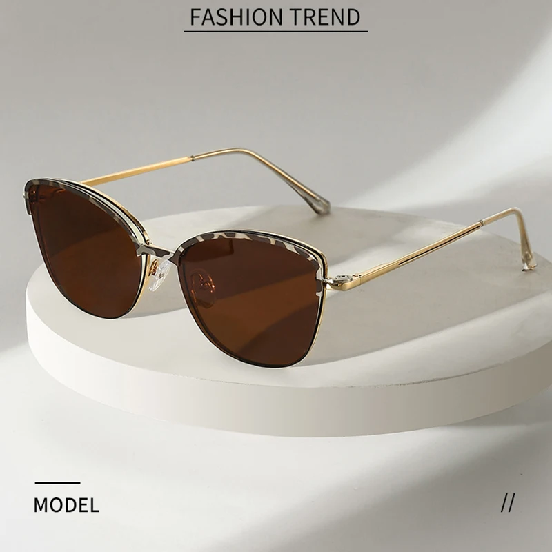 Модные женские очки кошачий глаз поляризационные магнитные фотоаксессуары для