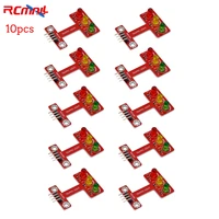 rcmall 10pcs electronics building block led traffic light module compatible with arduino microbit