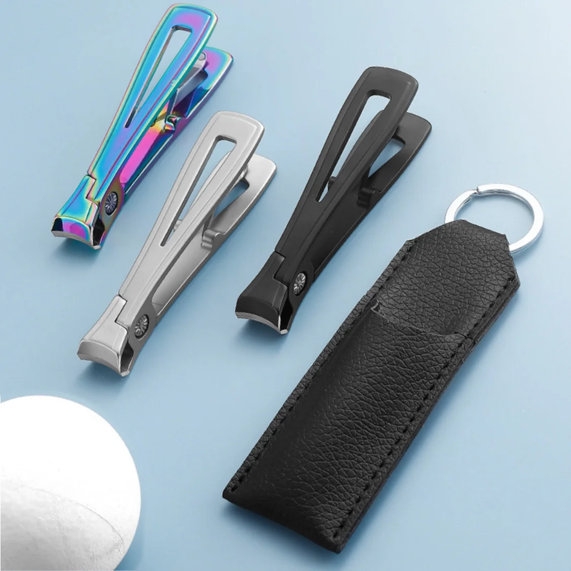

Nail Clippers Stainless Steel Wide Jaw Opening Manicure Fingernail Cutter Thick Hard Ingrown Toenail Scissors tools
