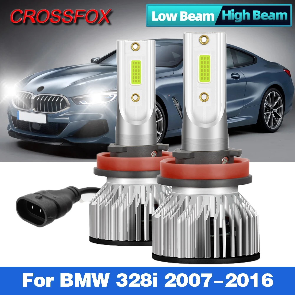 

2Pcs H7 LED Canbus 90W 12000LM Led Headlights Car Light Bulbs Automobiles Auto Lamp 6000K 12V 24V For BMW 328i 2007-2016