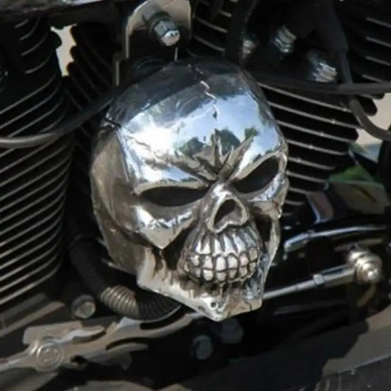 

Motorcycle Accessories Skull Horn Cover Cowbell Case for Harley Davidson Dyna Glide Fat Bob Street Bob 1992-2013 V5L4